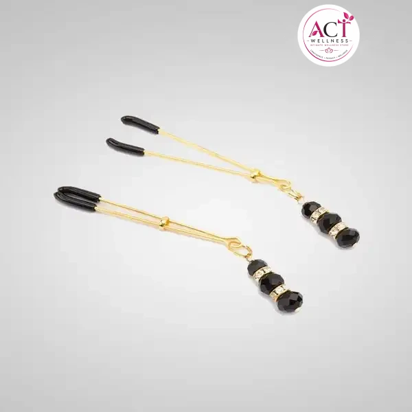 Pair of Golden Nipple Clamps