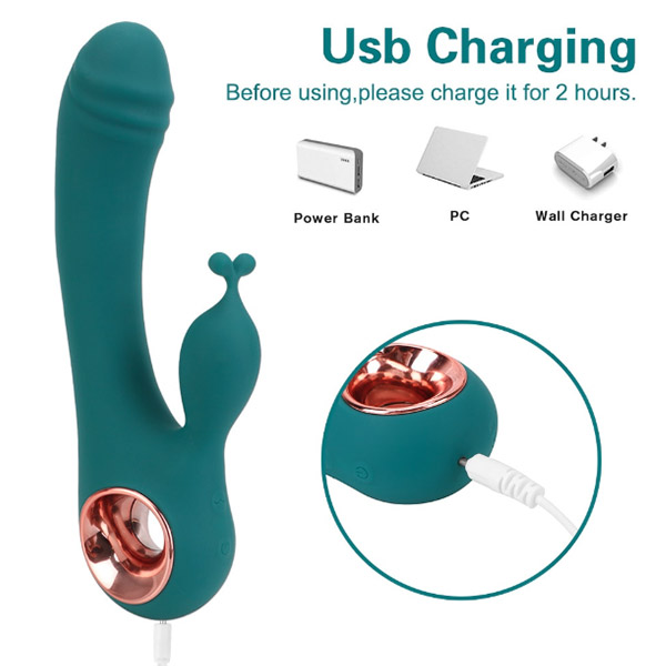 10 FREQUENCY RABBIT SPOT CLITORIS STIMULATION VIBRATOR - Product Gallery View 3 | act wellness