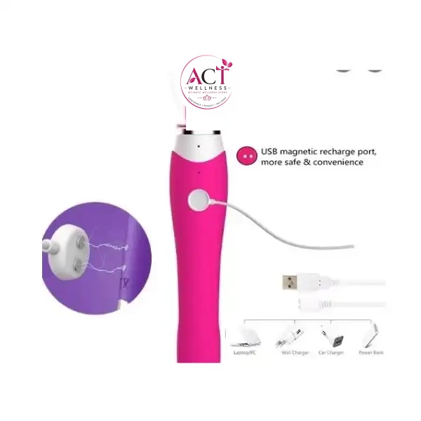 10 Frequency Tongue Licking USB Megnet Charging - Product Gallery View 2 | act wellness