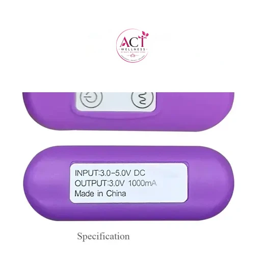 10 Frequency USB Double Egg Vibrator - Product Gallery View 4 | act wellness