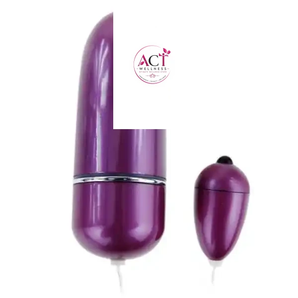10 Frequency Wired Bullet Love Egg - Product Gallery View 3 | act wellness