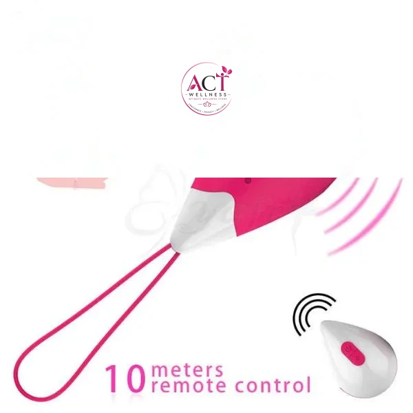 10 Speed Remote Control Vibrating egg Vaginal Tighten Kegel Ball - Product Gallery View 2 | act wellness
