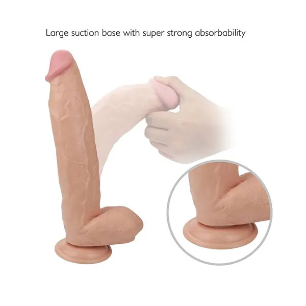 11 inch Realistic Big Dildo with Strong Suction Cup - Product Gallery View 2 | act wellness