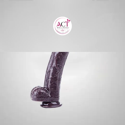12 inch Silicone Liquid Dildo With Suction Cup - act wellness
