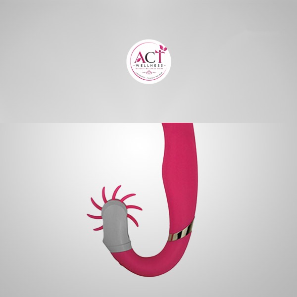 12 Speed Rotation Oral Sex Tongue Licking Toy G Spot Vibrators - Buy Online in India | act wellness - view 1