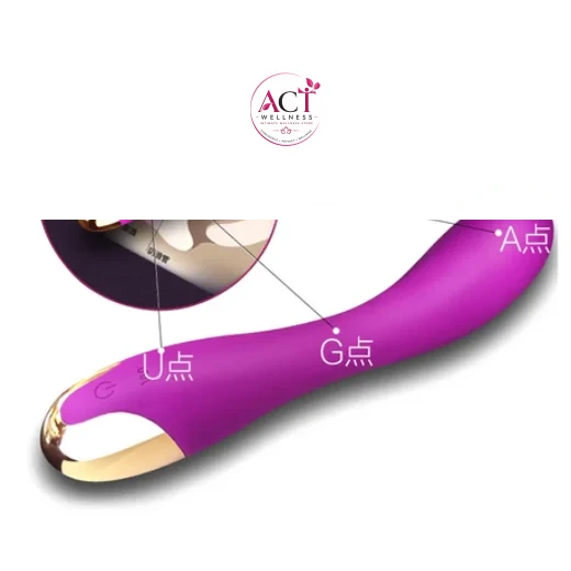 12 Speeds G Spot AV Stick Wand Vibrator for Women - Product Gallery View 2 | act wellness