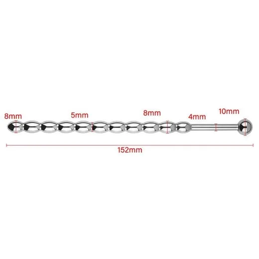 152mm Stainless Steel Male Urethral Penis Plug Dilator - Product Gallery View 2 | act wellness