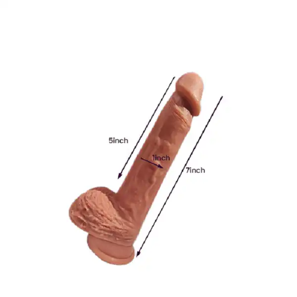 2 in 1 Chocho Soft Dildo With Vibrating Bullet - Product Gallery View 2 | act wellness