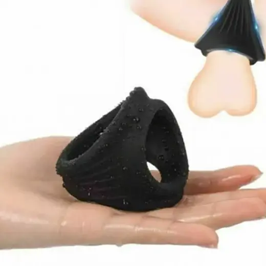 3 Holes Locking Triangle Shape Cock Ball Ring - Product Gallery View 2 | act wellness