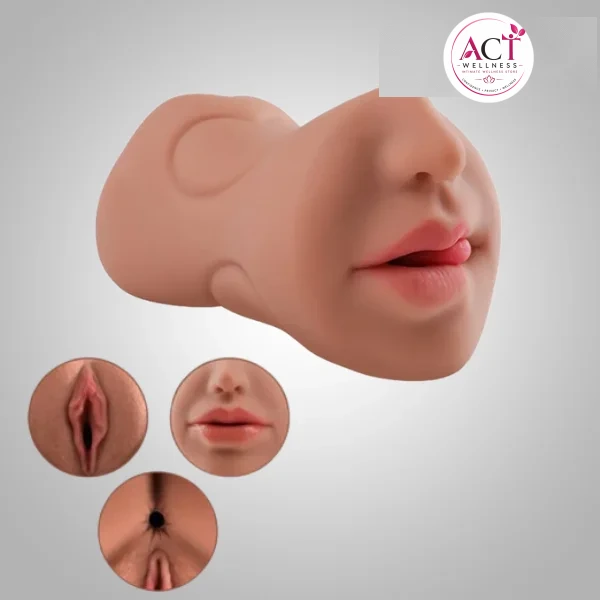 3 In 1 Realistic Double Ended Pocket Pussy - act wellness