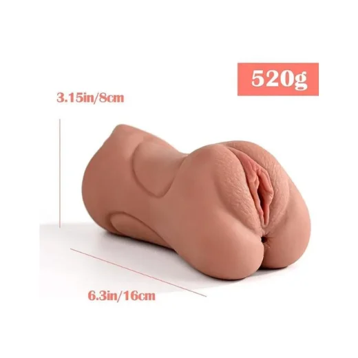 3 In 1 Realistic Double Ended Pocket Pussy - Product Gallery View 2 | act wellness