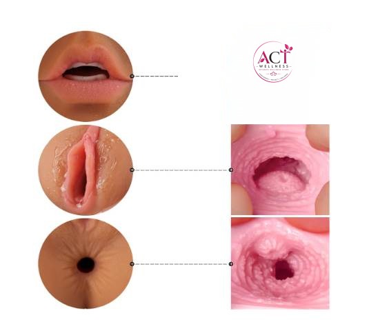 3 In 1 Realistic Double Ended Pocket Pussy - Product Gallery View 4 | act wellness