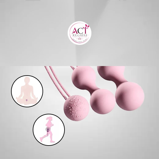 3 Piece Set Exercise Kegel Balls - Buy Online in India | act wellness - view 1