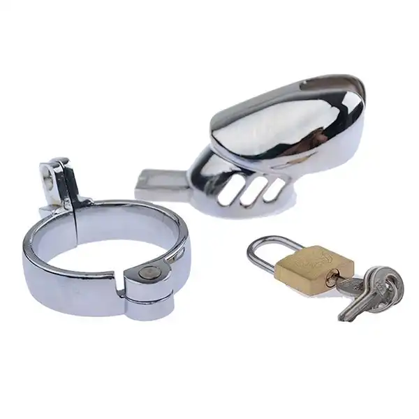 Metal Chastity Adjustable Cock Cage for Men Restraints Erection - Product Gallery View 2 | act wellness