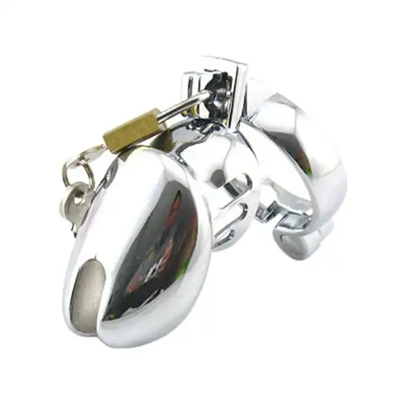 Metal Chastity Adjustable Cock Cage for Men Restraints Erection - Product Gallery View 4 | act wellness