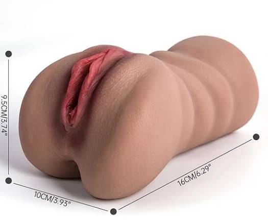 3D 2 in 1 Realistic Pocket Pussy Male Masturbator - Product Gallery View 4 | act wellness