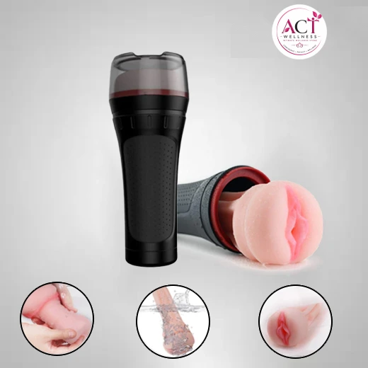 3D Realistic Virgin Pussy Male Masturbator - act wellness