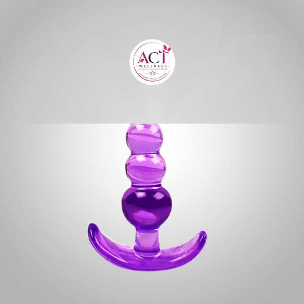 5 Beads Anal Jelly Plug - Buy Online in India | act wellness - view 1
