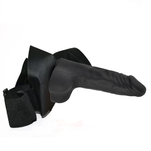 5 inch Desi Strapon Black dildo - Product Gallery View 2 | act wellness