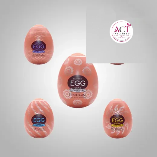5 pcs Tenga Easy Beat Egg Masturbator - Buy Online in India | act wellness - view 1
