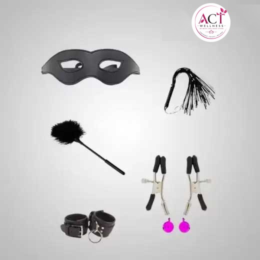 5 Piece Leather Bondage Kit - Buy Online in India | act wellness - view 1