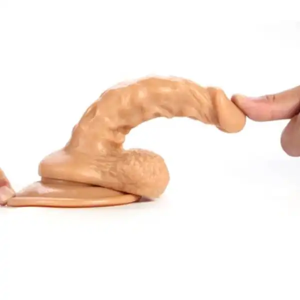 6.1 Inch Strong Suction With Balls Dildo - Product Gallery View 2 | act wellness