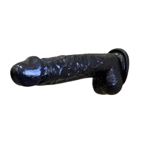 6.5 Black Suction Slim Dildo - Product Gallery View 5 | act wellness