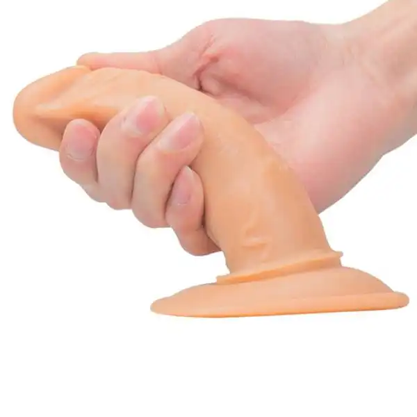 6 Inch Strong Suction Dildo Without Balls - Product Gallery View 2 | act wellness