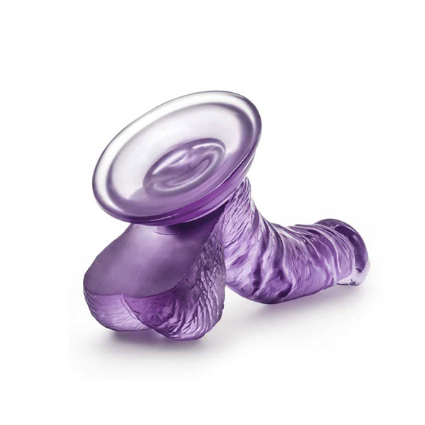 6.5 Blue Strong Suction With Balls Dildo - Product Gallery View 2 | act wellness