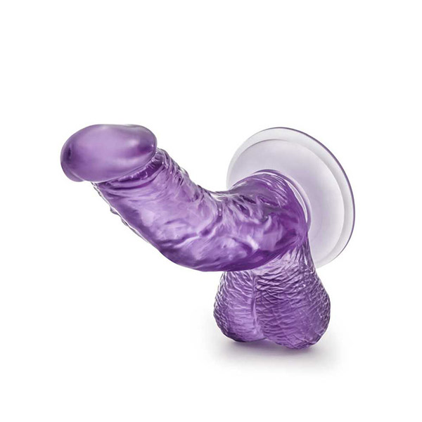 6.5 Blue Strong Suction With Balls Dildo - Product Gallery View 3 | act wellness