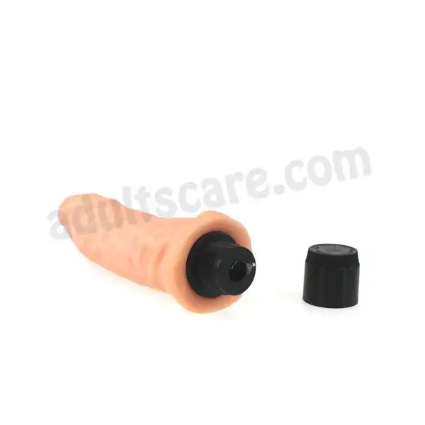 7.2 Inch Cyberskin Stud Vibrator Dildo - Product Gallery View 5 | act wellness