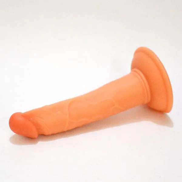 7.2 inches Real Flesh Without Balls Dildo skin - Product Gallery View 3 | act wellness