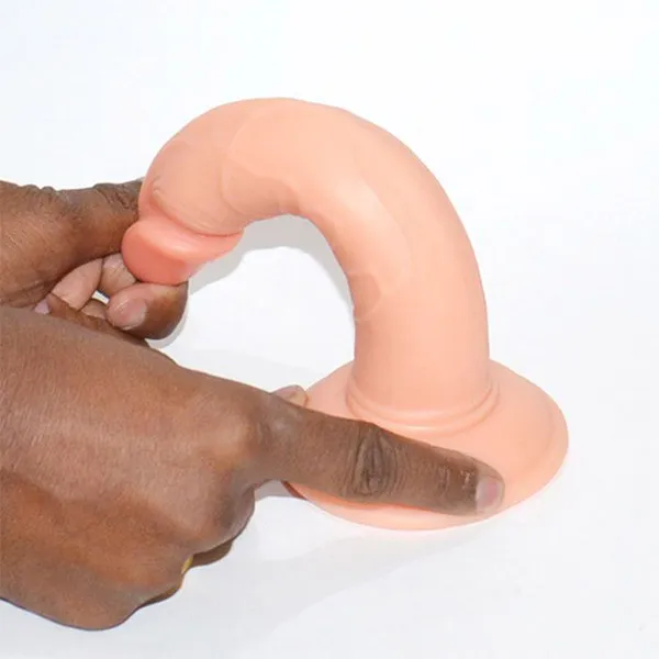 7.2 inches Real Flesh Without Balls Dildo skin - Product Gallery View 4 | act wellness