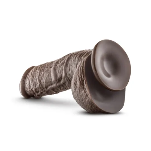 7.5 Inch Realistic Choco Dildo With Strong Suction Base - Product Gallery View 3 | act wellness