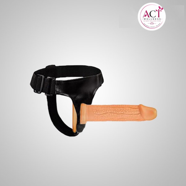 7 inch Corn Style Strong Suction Dildo With Belt - Buy Online in India | act wellness - view 1