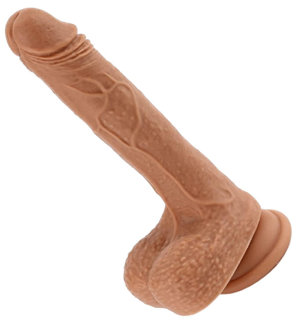 7 Inch Realistic Dildo with Strong Two Layer Silicone Suction Cup - Product Gallery View 3 | act wellness
