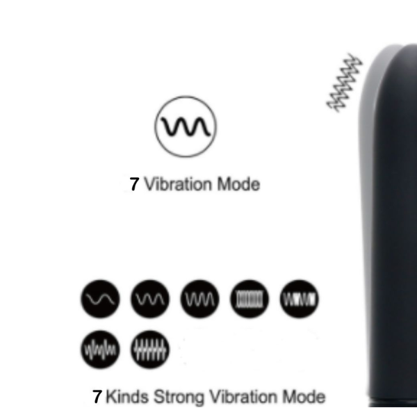 7 Mode Vibrating USB Magnet Rechargeable Bullet - Product Gallery View 3 | act wellness