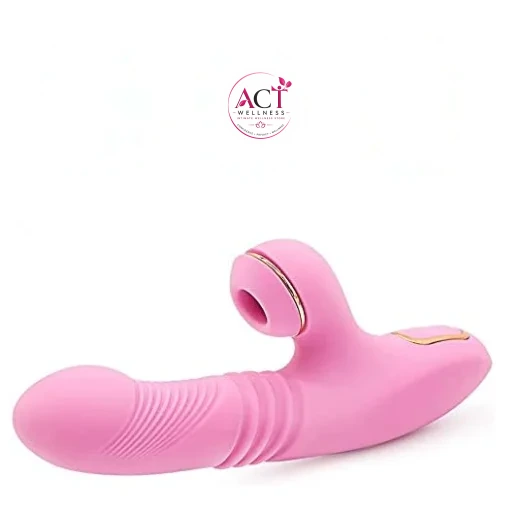 7 Powerful Modes Thrusting Clitoris and G-spot Stimulation Vibrator for Couples - Product Gallery View 3 | act wellness