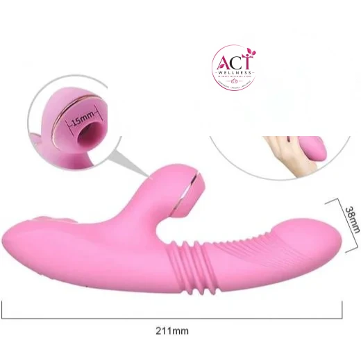 7 Powerful Modes Thrusting Clitoris and G-spot Stimulation Vibrator for Couples - Product Gallery View 4 | act wellness