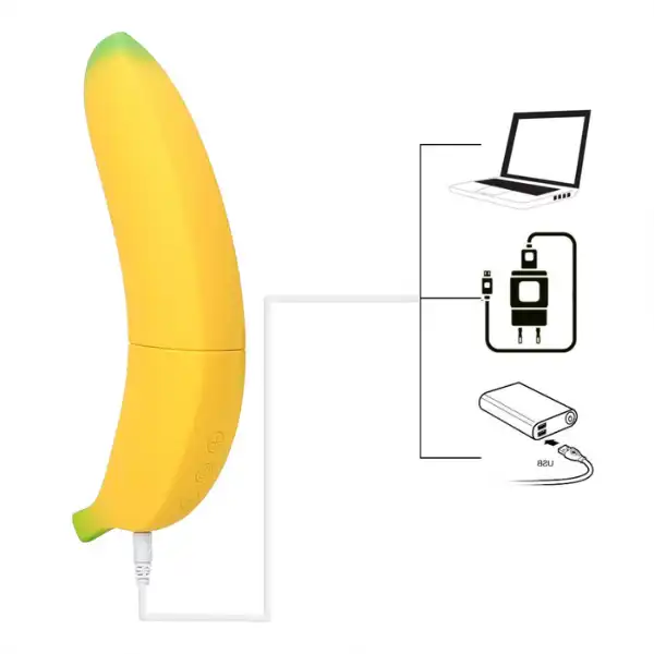 7 Speed Banana Vibrator Realistic Dildo - Product Gallery View 7 | act wellness