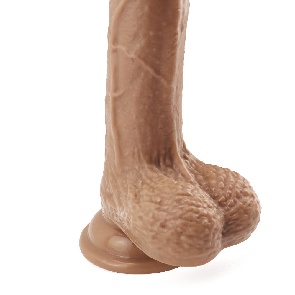 8.5 Inch Realistic Dildo with Strong Two Layer Silicone Suction Cup - Product Gallery View 2 | act wellness
