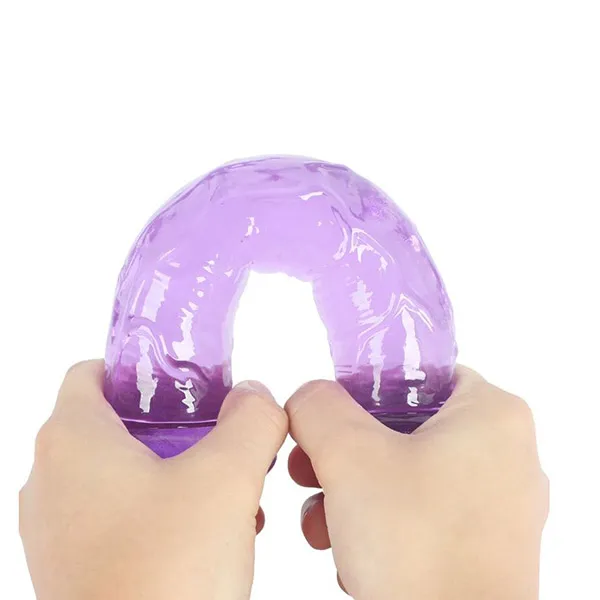 8.5 Inch Transparent Jelly Dildo - Product Gallery View 3 | act wellness