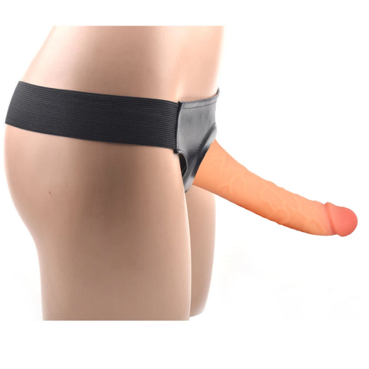 8 Inch Hollow Strap on Harness Dildo - Product Gallery View 3 | act wellness