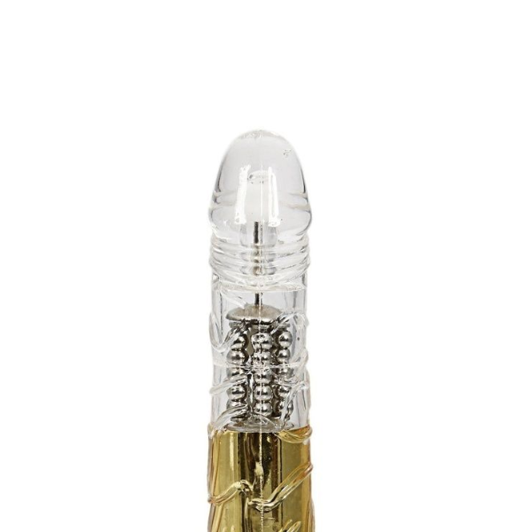 8 Speed Rotating Bead Golden Vibrator - Product Gallery View 3 | act wellness