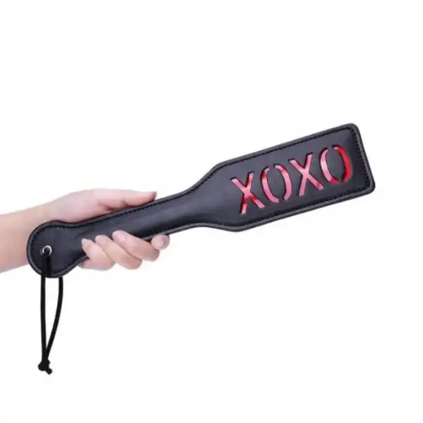 Adult Game PU Leather Hand Shank Whip (Pink /Black) - Product Gallery View 2 | act wellness