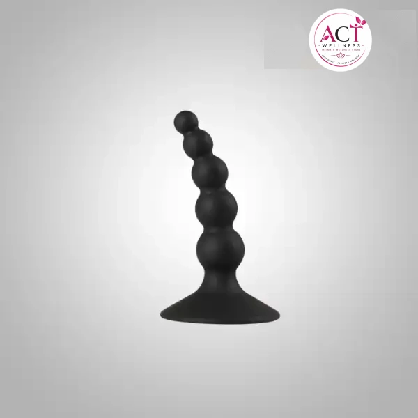 Tapered Anal Beads Trainer with Suction Cup - Buy Online in India | act wellness - view 1