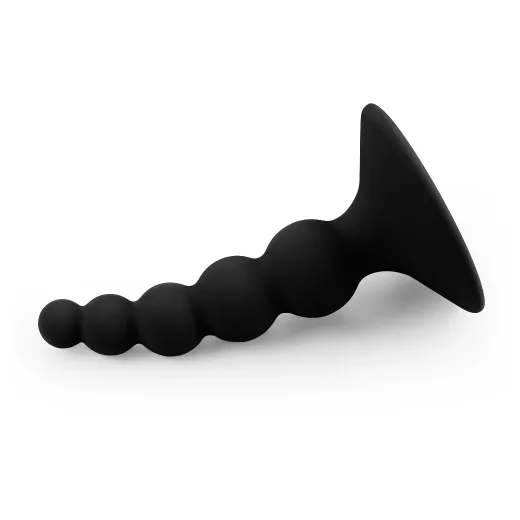 Tapered Anal Beads Trainer with Suction Cup - Product Gallery View 2 | act wellness