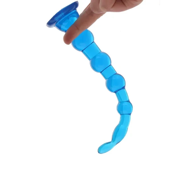 8.5 Inch Anal Beads With Suction Base - Product Gallery View 3 | act wellness