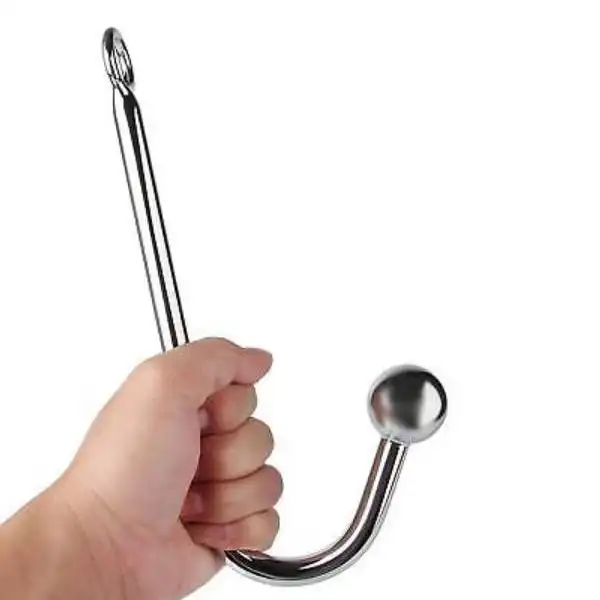 Anal Hook Ball Restraints Stainless Steel - Product Gallery View 2 | act wellness