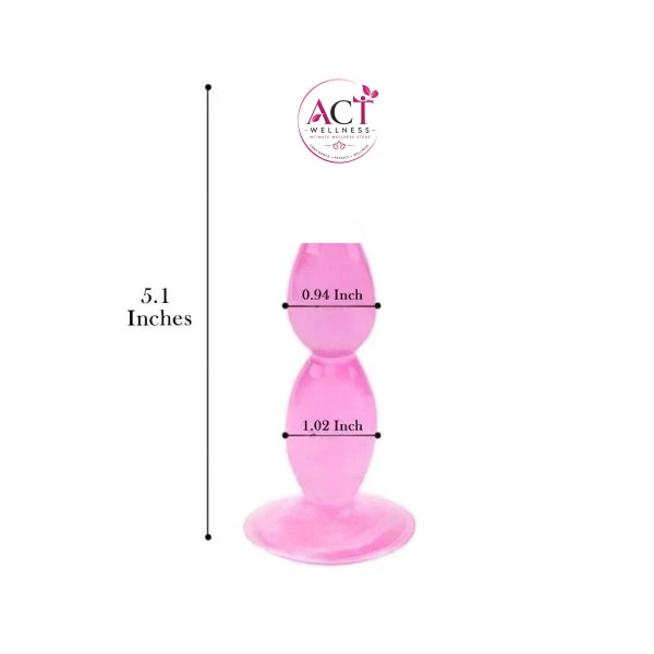 3 Bead Anal Plug Soft Jelly - Product Gallery View 2 | act wellness